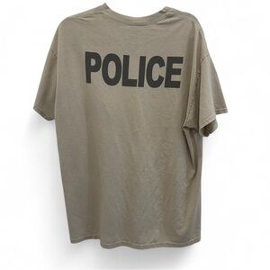 Police Graphic Grey Men's T-Shirt size XL
